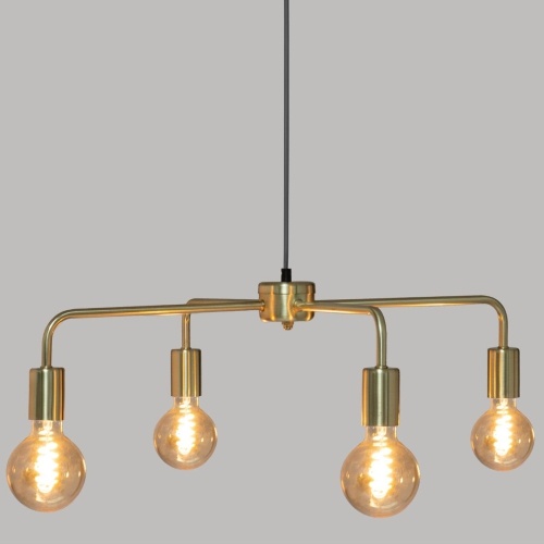 Gouden hanglamp | Eettafel lamp
