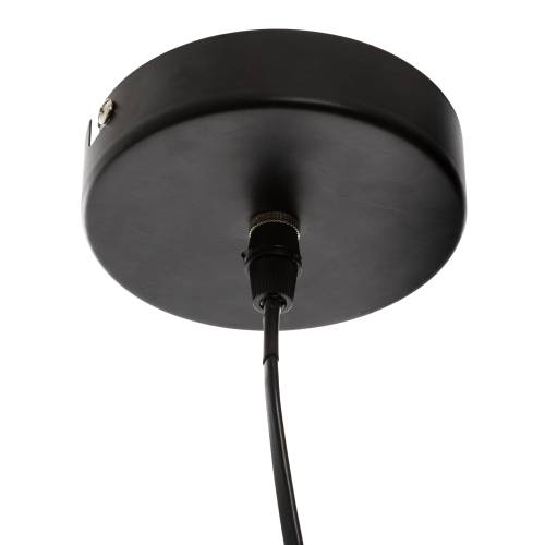 Hanglamp industrieel "Dario" zwart metaal draad
