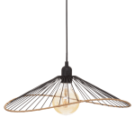 Moderne Hanglamp “Alara” zwart metaal draad